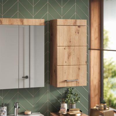 Vicco Armoire murale de salle de bain Chêne Wotan 37x77cm