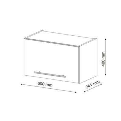 Vicco Armoire murale de salle de bain Rouge bordeaux Haute brillance 60x40cm Plat