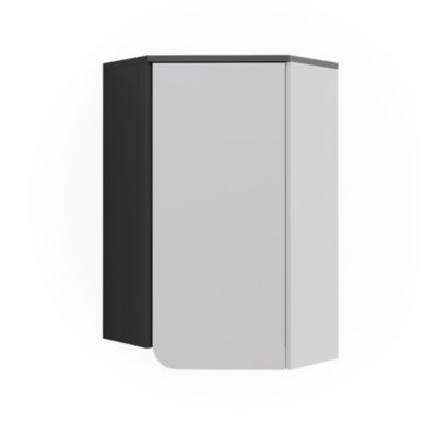 Vicco Armoire suspendue dangle Anthracite/blanc 60x75cm avec porte
