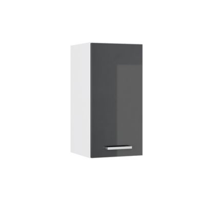 Vicco Armoire suspendue universelle Anthracite Haute brillance 30cm avec porte