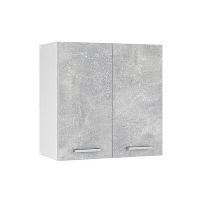 Vicco Armoire suspendue universelle Béton 60cm avec portes