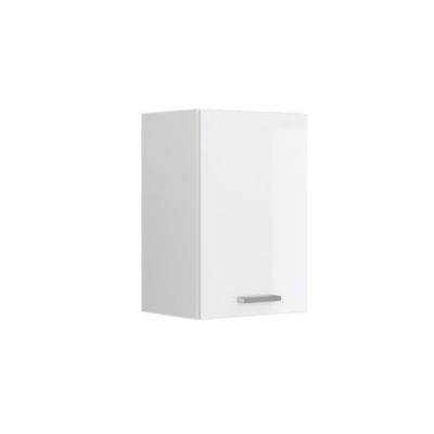 Vicco Armoire suspendue universelle Blanc Haute brillance 40cm avec étagères ouvertes
