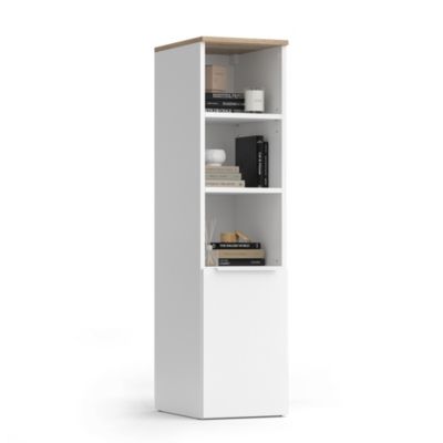 Vicco Armoire haute universelle R-Line, Bleu-gris, 30cm avec portes