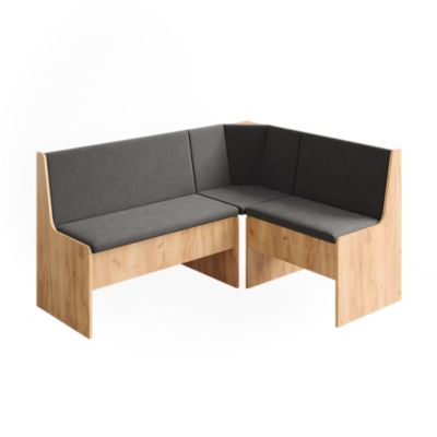 Vicco Banc dangle Chêne de force doré 150x51cm avec espace de rangement