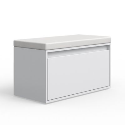 Vicco Banc pour chaussures Blanc 80x45cm