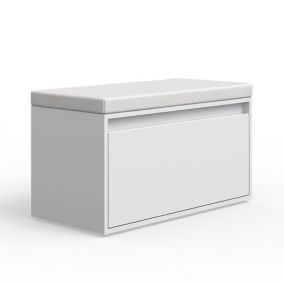Vicco Banc pour chaussures Blanc 80x45cm