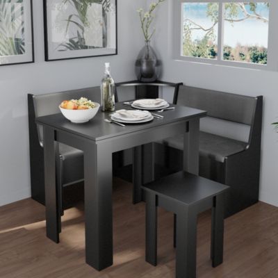 Vicco Banquette dangle salle à manger Noir 41.5x120cm