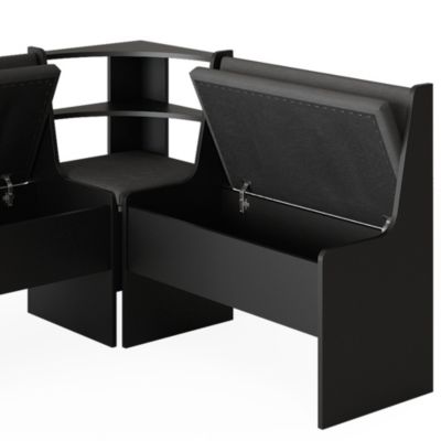 Vicco Banquette dangle salle à manger Noir 41.5x120cm