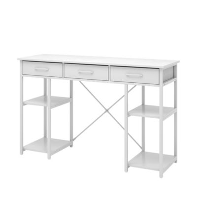 TABLE D'ORDINATEUR BUREAU Meuble Bureau Table de Bureau Blanc Tableaux