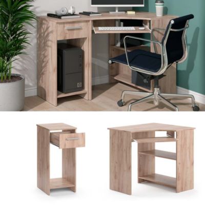 Vicco Bureau dangle Sonoma 83x76cm Set avec armoire PC
