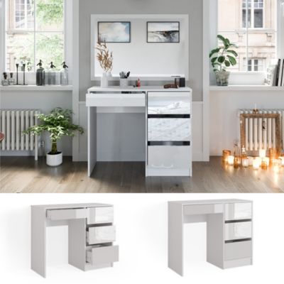 Vicco Coiffeuse Blanc 40cm sans miroir