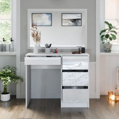 Vicco Coiffeuse Blanc 40cm sans miroir