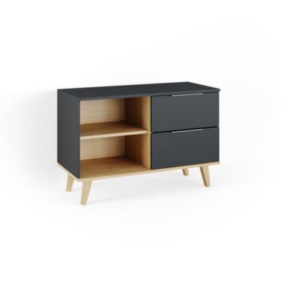 Vicco Commode avec tiroirs Anthracite 40x61cm