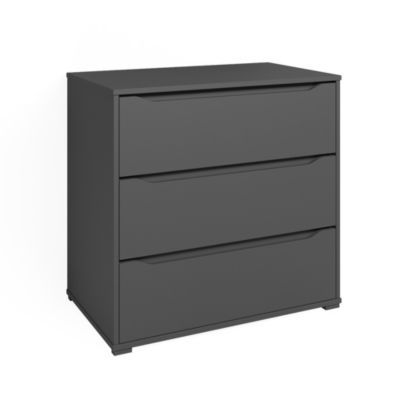 Vicco Commode avec tiroirs Anthracite 48x77.6cm avec 3 tiroirs
