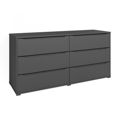 Vicco Commode avec tiroirs Anthracite 48x77.6cm