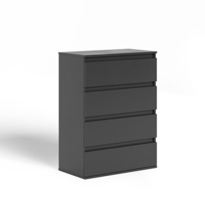 Vicco Commode avec tiroirs Anthracite 74x99.6cm avec 4 tiroirs