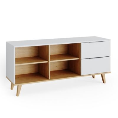 Vicco Commode avec tiroirs Blanc 40x61cm