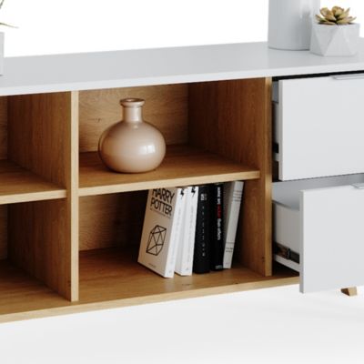 Vicco Commode avec tiroirs Blanc 40x61cm