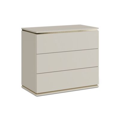 Vicco Commode avec tiroirs Or 80x70cm avec 3 tiroirs