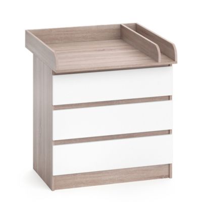 Vicco Commode à langer Blanc/Sonoma 80x87cm
