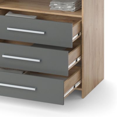 Vicco Commode à langer Chêne de force doré 113x100cm