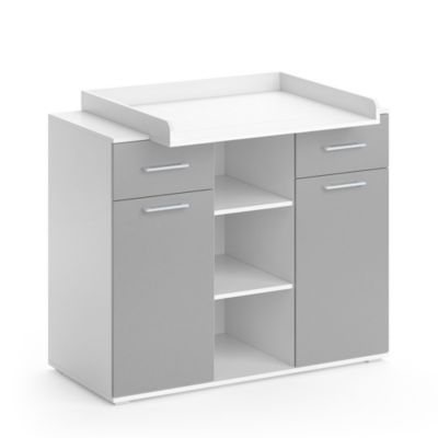 Vicco Commode à langer Gris 113x109cm