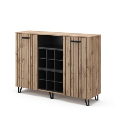 Vicco Commode Marron 38x100cm avec 2 portes