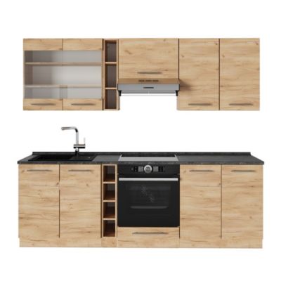 Vicco Cuisine Chêne de force doré 235cm sans PT