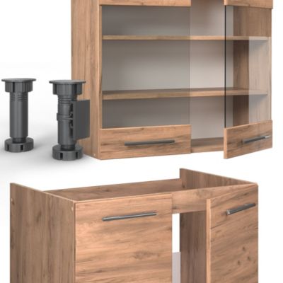 Vicco Cuisine Chêne de force doré 235cm sans PT