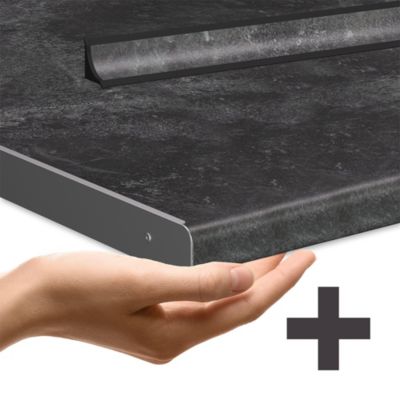 Vicco Cuisine Gris foncé 200cm , PT Anthracite