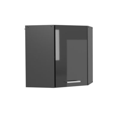 Vicco Elément haut de cuisine Anthracite Haute brillance 57cm