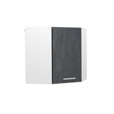 Vicco Elément haut de cuisine Béton noir 57cm