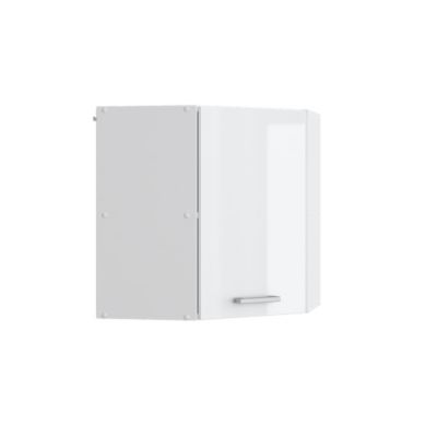 Vicco Elément haut de cuisine Blanc Haute brillance 57cm