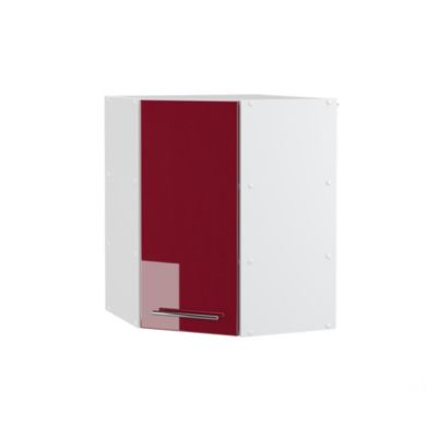 Vicco Elément haut de cuisine Rouge bordeaux Haute brillance 57cm
