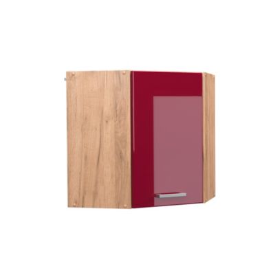 Vicco Elément haut de cuisine Rouge brillant 57cm