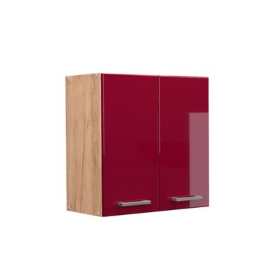 Vicco Elément haut de cuisine Rouge brillant 60cm