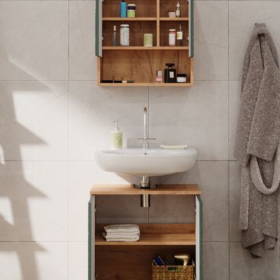 Vicco armoire midi, chiffonnier, meuble de salle de bains, Irma