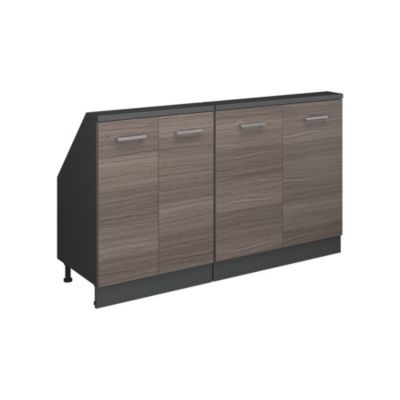 Vicco Ensembles de meuble de rangement sous pente Gris noble/Anthracite Lot de 2