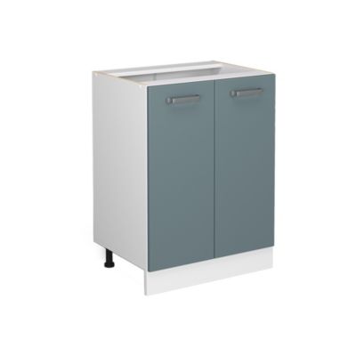 Vicco Façade de cuisine Bleu-gris 59.2x71.3cm façade de meuble pour meuble bas
