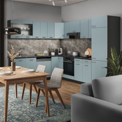 Vicco Façade de cuisine Bleu-gris 59.2x71.3cm façade de meuble pour meuble bas