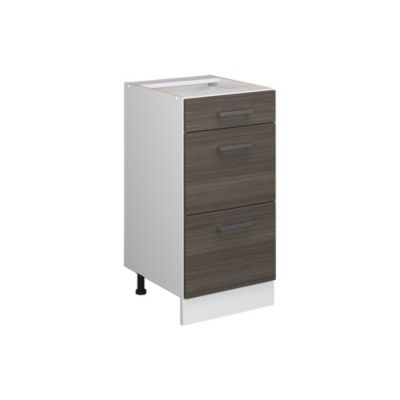 Vicco Façade de cuisine Gris noble 39.6x70.4cm façade de meuble pour meuble bas à tiroirs