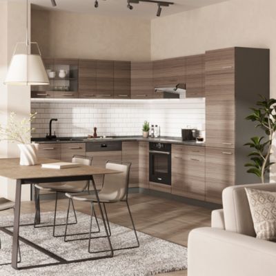 Vicco Façade de cuisine Gris noble 39.6x70.4cm façade de meuble pour meuble bas à tiroirs