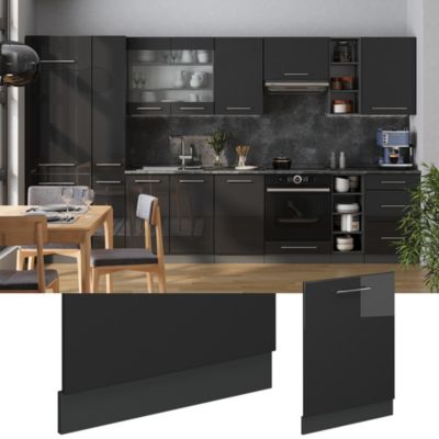 Vicco Façade de lave-vaisselle Anthracite Haute brillance 60cm sans PT
