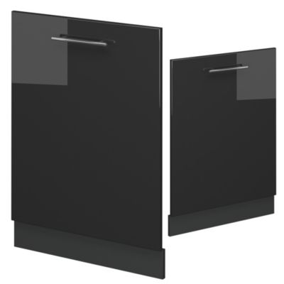 Vicco Façade de lave-vaisselle Anthracite Haute brillance 60cm sans PT