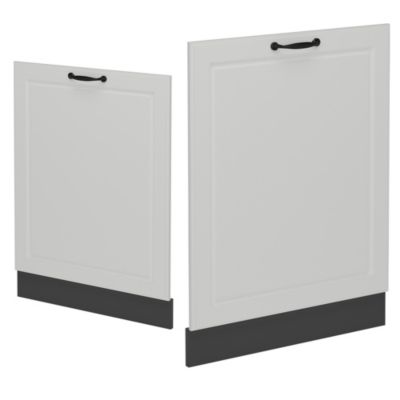 Vicco Façade de lave-vaisselle Blanc campagne 60cm sans PT