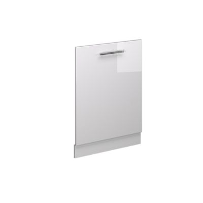 Vicco Façade de lave-vaisselle Blanc Haute brillance 60cm sans PT
