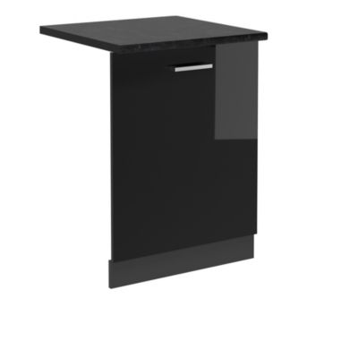 Vicco Façade de lave-vaisselle Noir Haute brillance 60cm , PT Anthracite