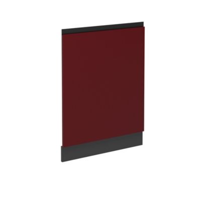 Vicco Façade de lave-vaisselle Rouge 60cm sans PT