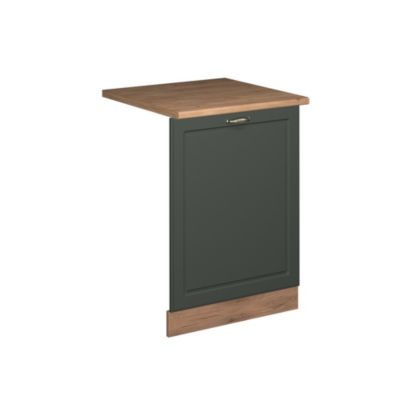 Vicco Façade de lave-vaisselle Vert Or Campagne 60cm , PT Chêne