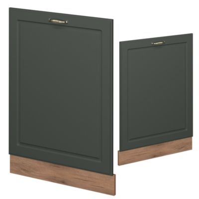 Vicco Façade de lave-vaisselle Vert Or Campagne 60cm , PT Chêne